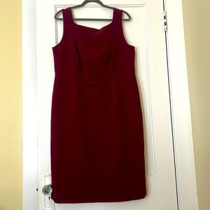 Eva Mendes Red Cocktail Dress